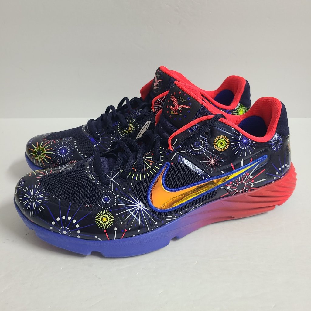 New Nike Alpha Huarache Elite Independance Day Baseball Shoes Ci2222-403 Size 12